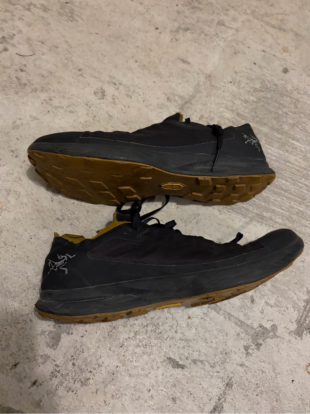 Arc'teryx Norvan LD 3 Black & Yellow Athletic Shoes US 8.5